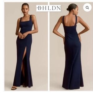 BHLDN Ashlynn Black Maxi Dress
